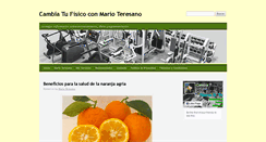 Desktop Screenshot of cambiatufisico.net