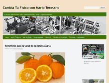 Tablet Screenshot of cambiatufisico.net